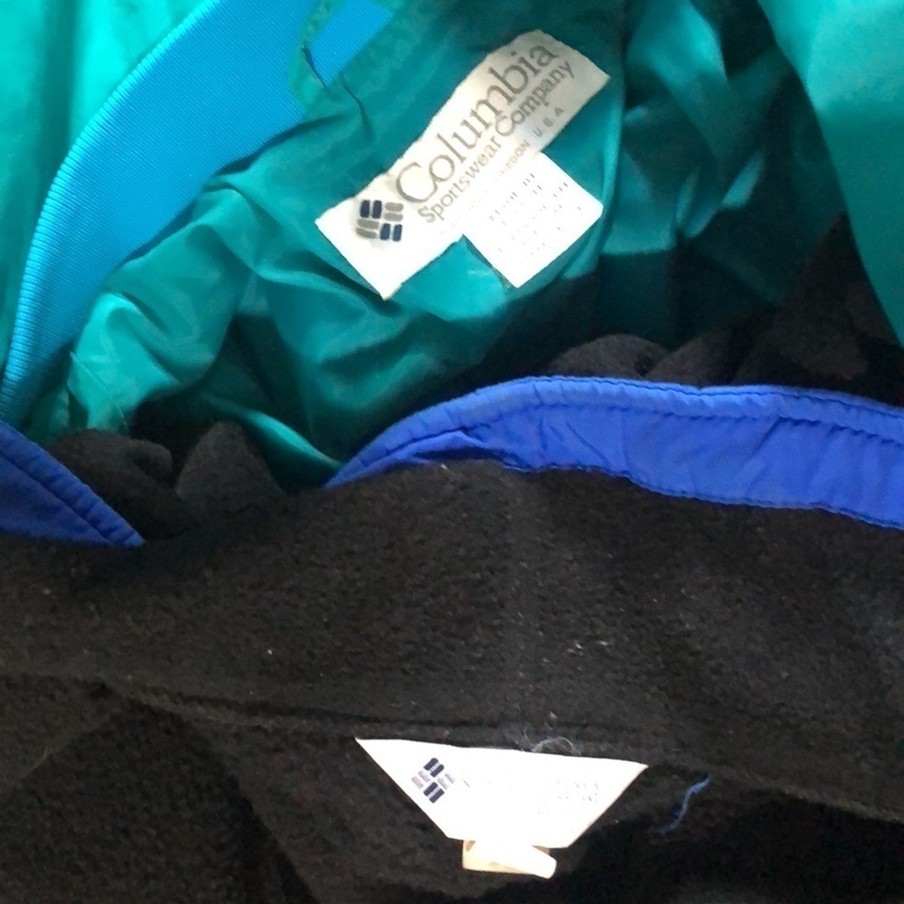 Columbia Sportswear Blue Bugaboo Ski Double Layered 90’s Jacket Size L - Picture 6 of 10